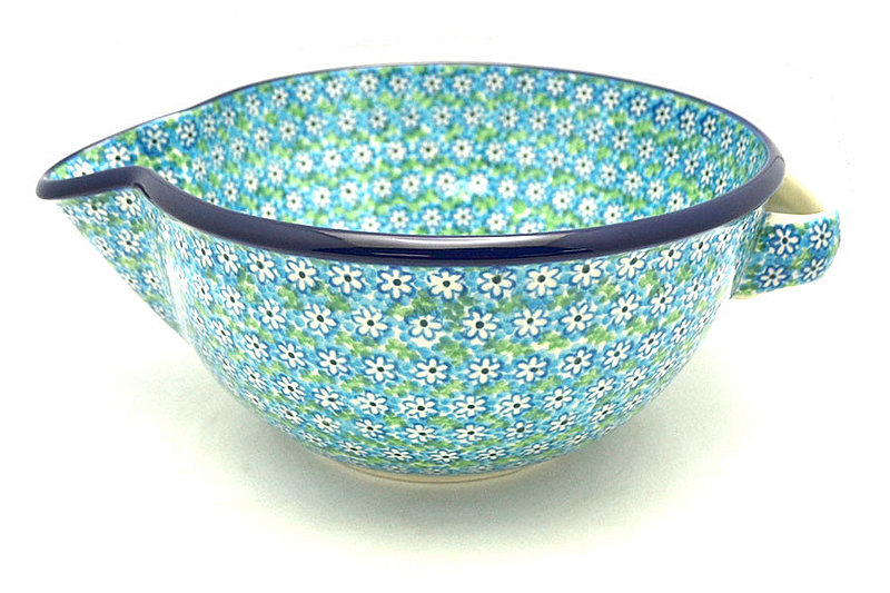 Polish Pottery Batter Bowl - 2 quart - Key Lime