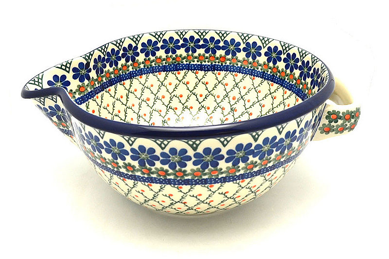 Ceramika Artystyczna Polish Pottery Batter Bowl - 2 quart - Primrose 714-854a (Ceramika Artystyczna)