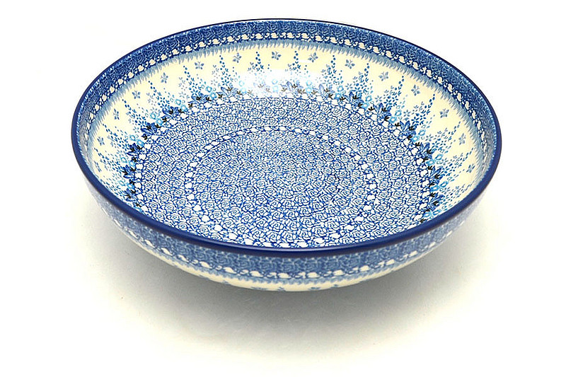 Ceramika Artystyczna Polish Pottery Bowl - Contemporary - Large (11") - Blue Sage C36-3277a (Ceramika Artystyczna)