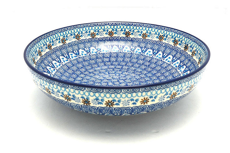 Ceramika Artystyczna Polish Pottery Bowl - Contemporary - Large (11") - Blue Yonder C36-2187a (Ceramika Artystyczna)