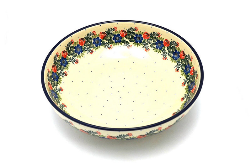 Ceramika Artystyczna Polish Pottery Bowl - Contemporary - Large (11") - Garden Party C36-1535a (Ceramika Artystyczna)