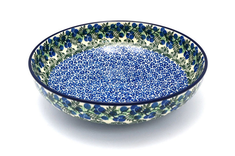 Ceramika Artystyczna Polish Pottery Bowl - Contemporary - Large (11") - Huckleberry C36-1413a (Ceramika Artystyczna)