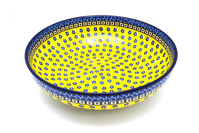 Ceramika Artystyczna Polish Pottery Bowl - Contemporary - Large (11") - Sunburst C36-859a (Ceramika Artystyczna)