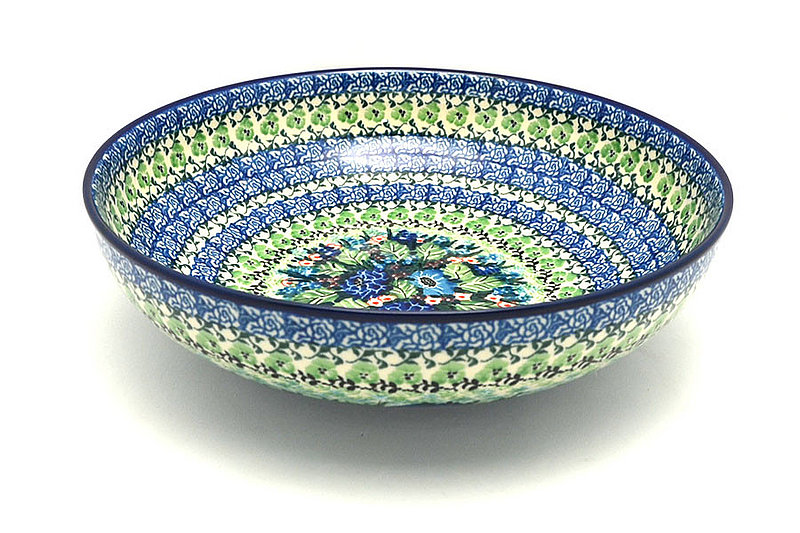 Ceramika Artystyczna Polish Pottery Bowl - Contemporary - Large (11") - Unikat Signature U4572 C36-U4572 (Ceramika Artystyczna)
