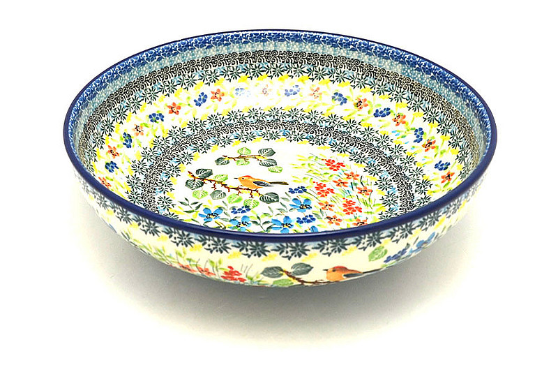 Ceramika Artystyczna Polish Pottery Bowl - Contemporary - Large (11") - Unikat Signature U5098 C36-U5098 (Ceramika Artystyczna)