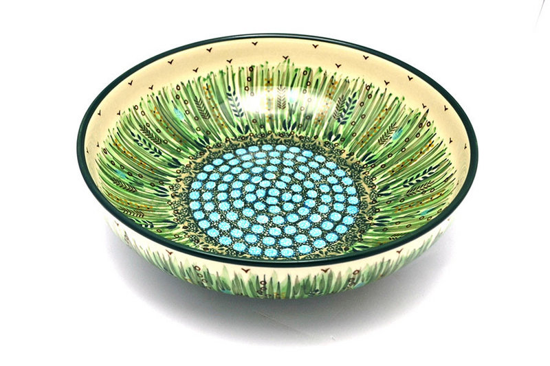 Ceramika Artystyczna Polish Pottery Bowl - Contemporary - Large (11") - Unikat Signature U803 C36-U0803 (Ceramika Artystyczna)