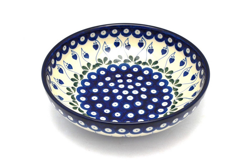 Ceramika Artystyczna Polish Pottery Bowl - Contemporary - Medium (9") - Bleeding Heart B91-377o (Ceramika Artystyczna)