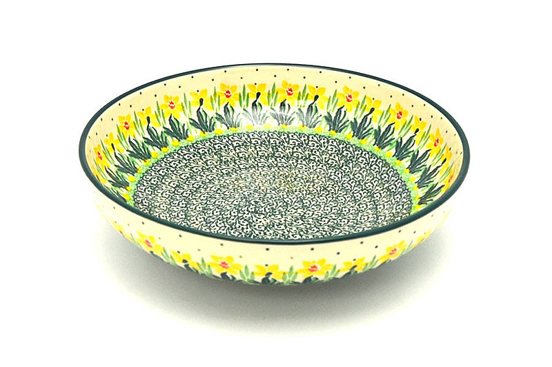 Ceramika Artystyczna Polish Pottery Bowl - Contemporary - Medium (9") - Daffodil B91-2122q (Ceramika Artystyczna)