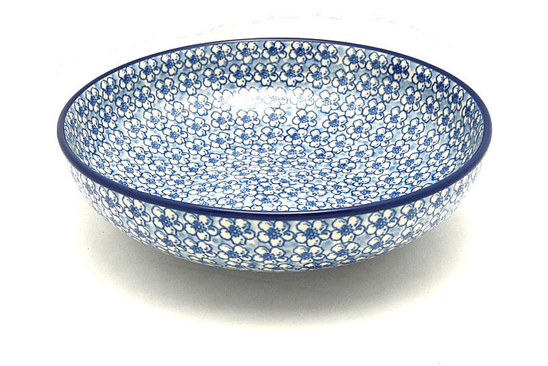 Polish Pottery Bowl - Contemporary - Medium (9") - Daisy Flurry