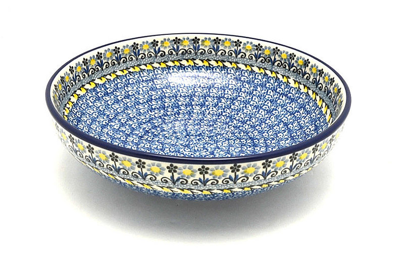 Ceramika Artystyczna Polish Pottery Bowl - Contemporary - Medium (9") - Daisy Maize B91-2178a (Ceramika Artystyczna)