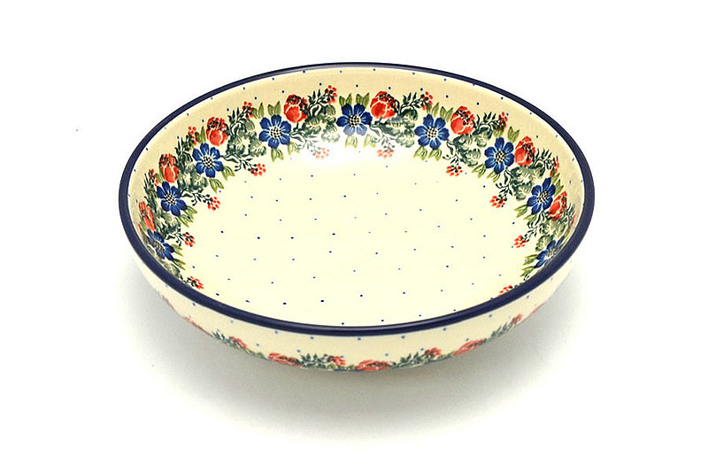 Ceramika Artystyczna Polish Pottery Bowl - Contemporary - Medium (9") - Garden Party B91-1535a (Ceramika Artystyczna)