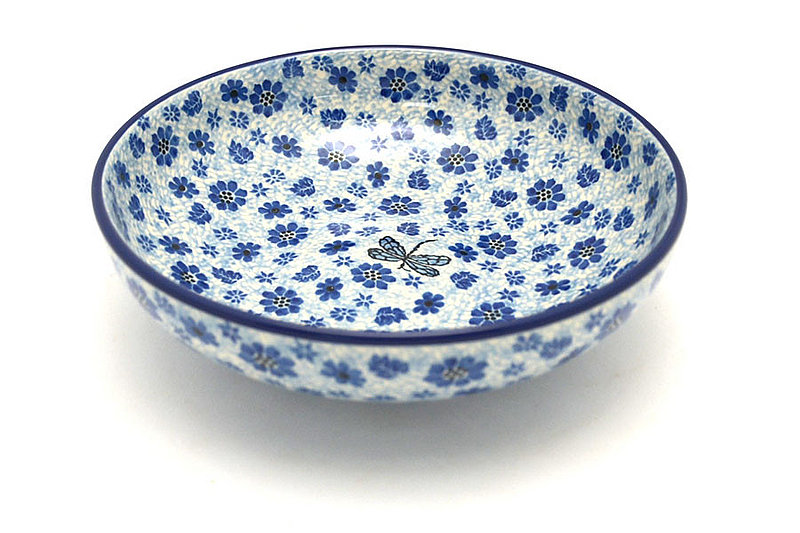 Ceramika Artystyczna Polish Pottery Bowl - Contemporary - Medium (9") - Hidden Dragonfly B91-1443a (Ceramika Artystyczna)