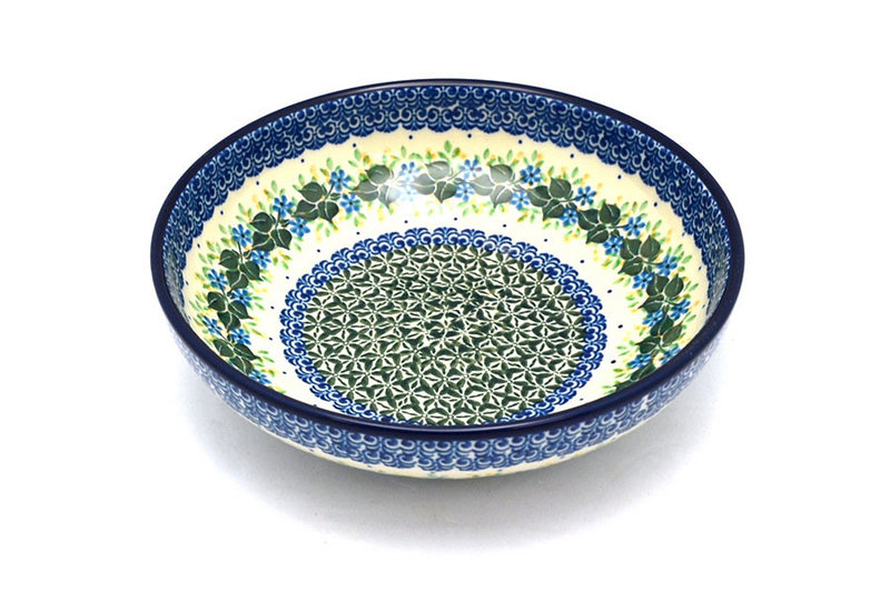 Ceramika Artystyczna Polish Pottery Bowl - Contemporary - Medium (9") - Ivy Trail B91-1898a (Ceramika Artystyczna)