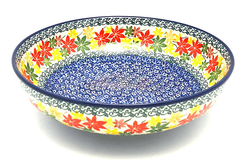 Ceramika Artystyczna Polish Pottery Bowl - Contemporary - Medium (9") - Maple Harvest B91-2533a (Ceramika Artystyczna)