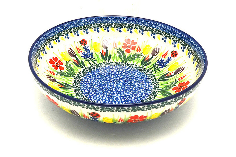 Ceramika Artystyczna Polish Pottery Bowl - Contemporary - Medium (9") - Unikat Signature U3787 B91-U3787 (Ceramika Artystyczna)