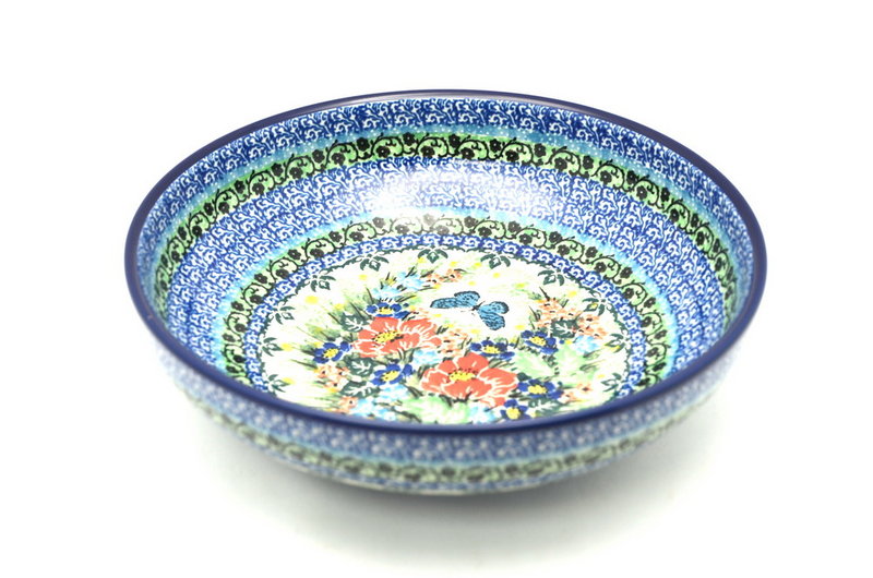 Ceramika Artystyczna Polish Pottery Bowl - Contemporary - Medium (9") - Unikat Signature U4553 B91-U4553 (Ceramika Artystyczna)