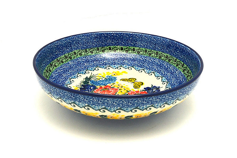 Ceramika Artystyczna Polish Pottery Bowl - Contemporary - Medium (9") - Unikat Signature U4592 B91-U4592 (Ceramika Artystyczna)