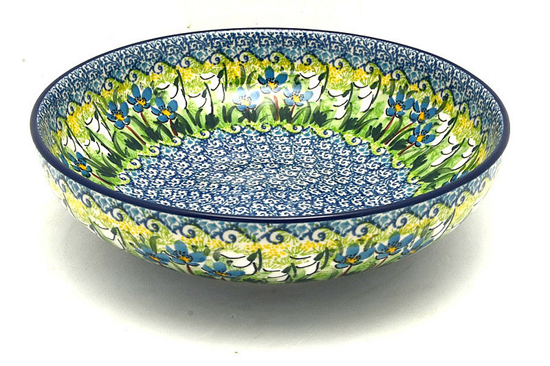 Ceramika Artystyczna Polish Pottery Bowl - Contemporary - Medium (9") - Unikat Signature U5071 B91-U5071 (Ceramika Artystyczna)