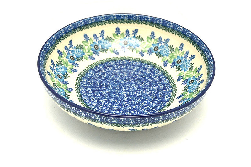 Ceramika Artystyczna Polish Pottery Bowl - Contemporary - Medium (9") - Wild Indigo B91-1865a (Ceramika Artystyczna)