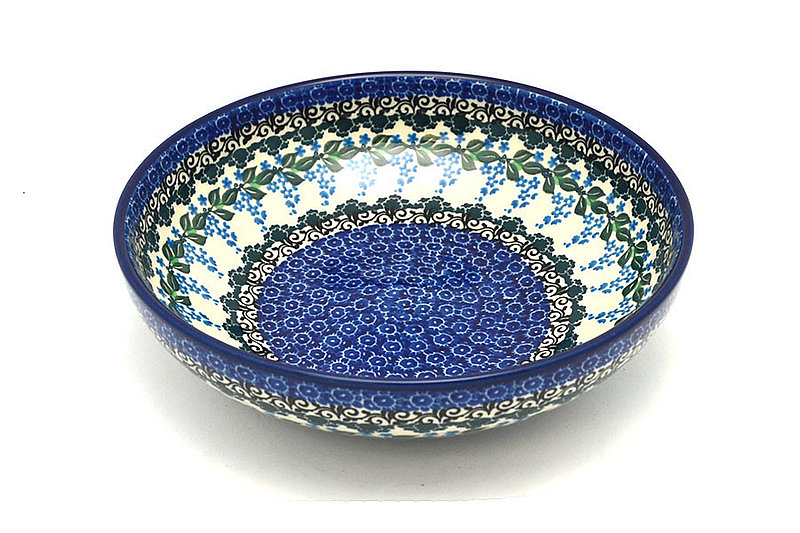 Ceramika Artystyczna Polish Pottery Bowl - Contemporary - Medium (9") - Wisteria B91-1473a (Ceramika Artystyczna)