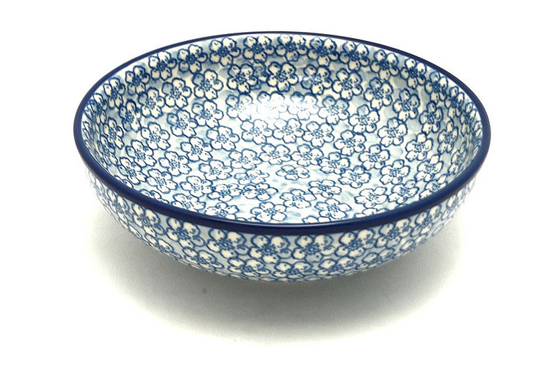 Polish Pottery Bowl - Contemporary Salad - Daisy Flurry