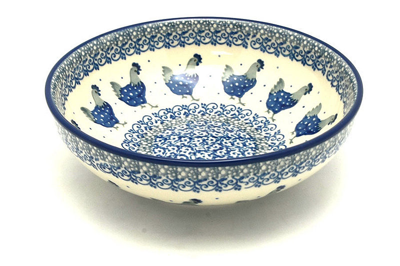 Polish Pottery Bowl - Contemporary Salad - Henny Penny