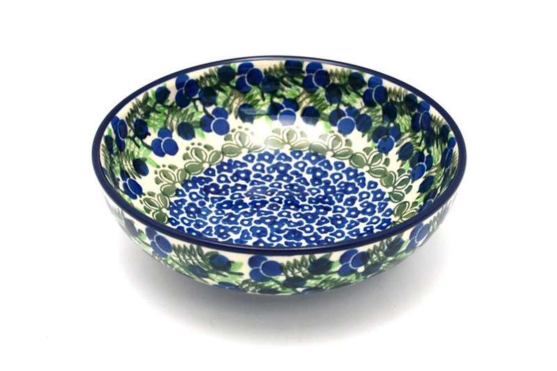 Ceramika Artystyczna Polish Pottery Bowl - Contemporary Salad - Huckleberry B90-1413a (Ceramika Artystyczna)