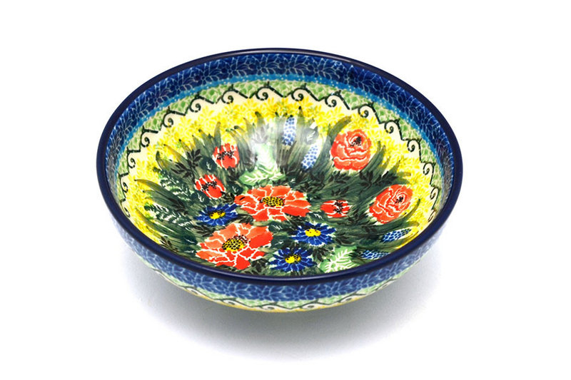 Ceramika Artystyczna Polish Pottery Bowl - Contemporary Salad - Unikat Signature - U4610 B90-U4610 (Ceramika Artystyczna)
