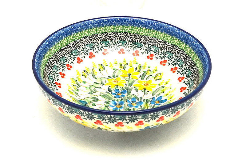 Ceramika Artystyczna Polish Pottery Bowl - Contemporary Salad - Unikat Signature - U5131 B90-U5131 (Ceramika Artystyczna)