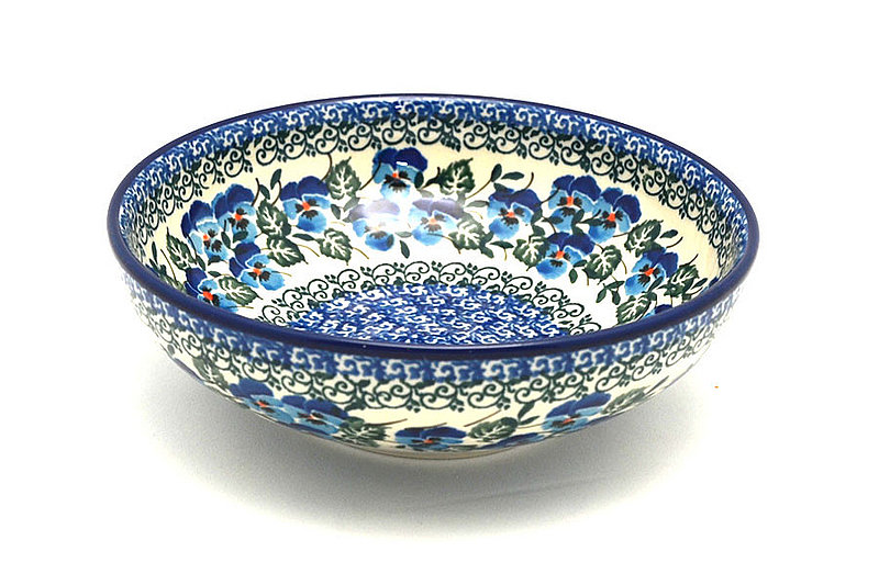 Ceramika Artystyczna Polish Pottery Bowl - Contemporary Salad - Winter Viola B90-2273a (Ceramika Artystyczna)