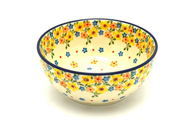 Ceramika Artystyczna Polish Pottery Bowl - Coupe Cereal - Buttercup C38-2225a (Ceramika Artystyczna)