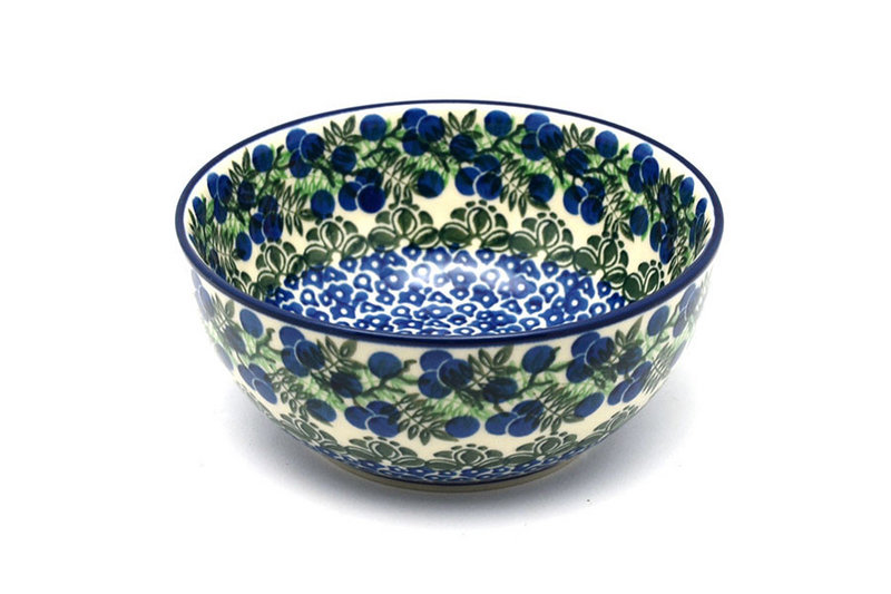 Ceramika Artystyczna Polish Pottery Bowl - Coupe Cereal - Huckleberry C38-1413a (Ceramika Artystyczna)