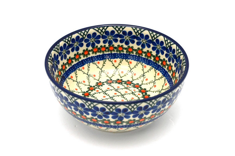 Ceramika Artystyczna Polish Pottery Bowl - Coupe Cereal - Primrose C38-854a (Ceramika Artystyczna)