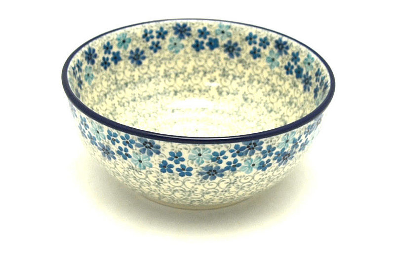 Polish Pottery Bowl - Coupe Cereal - Sea Blossom