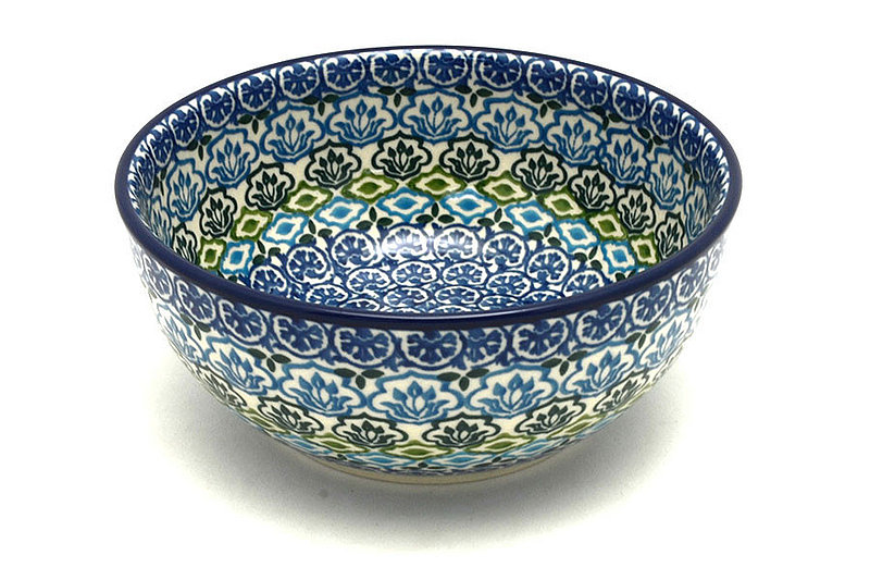 Polish Pottery Bowl - Coupe Cereal - Tranquil Tide