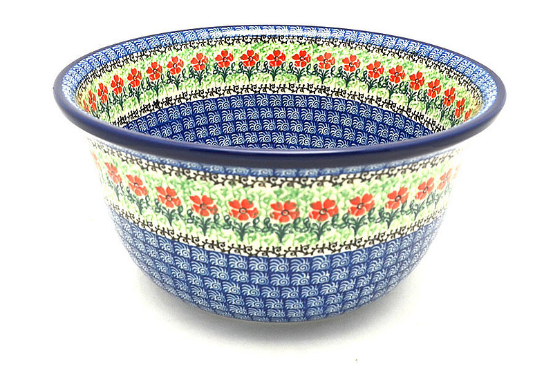 Ceramika Artystyczna Polish Pottery Bowl - Deep Artisan Bowl - Large - Maraschino 113-1916a (Ceramika Artystyczna)