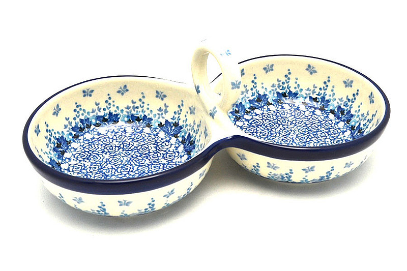 Ceramika Artystyczna Polish Pottery Bowl - Double Serving - Blue Sage 942-3277a (Ceramika Artystyczna)