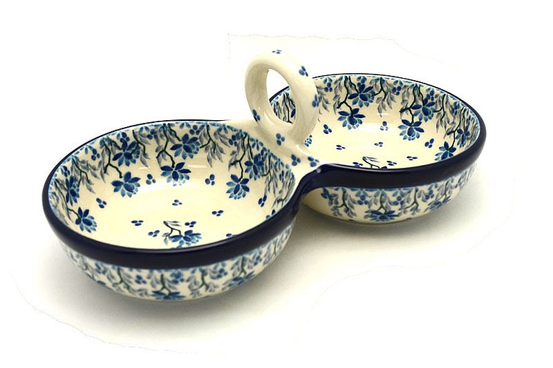 Ceramika Artystyczna Polish Pottery Bowl - Double Serving - Clover Field 942-2524a (Ceramika Artystyczna)
