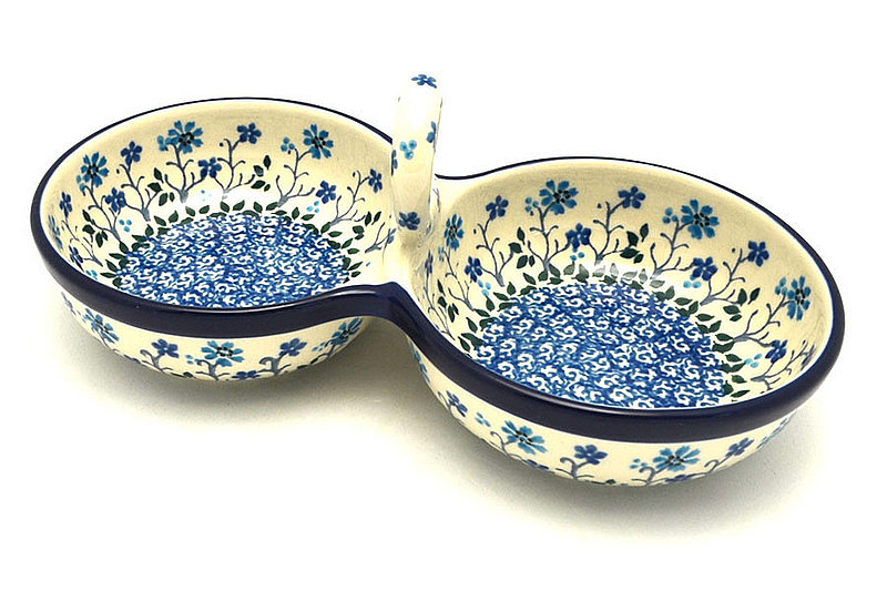 Ceramika Artystyczna Polish Pottery Bowl - Double Serving - Georgia Blue 942-2785a (Ceramika Artystyczna)