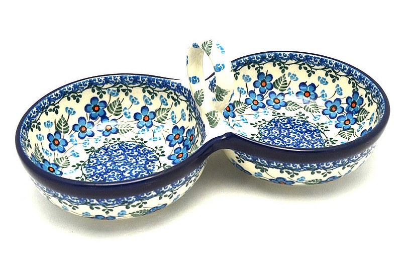 Ceramika Artystyczna Polish Pottery Bowl - Double Serving - Parisian Posies 942-2272a (Ceramika Artystyczna)