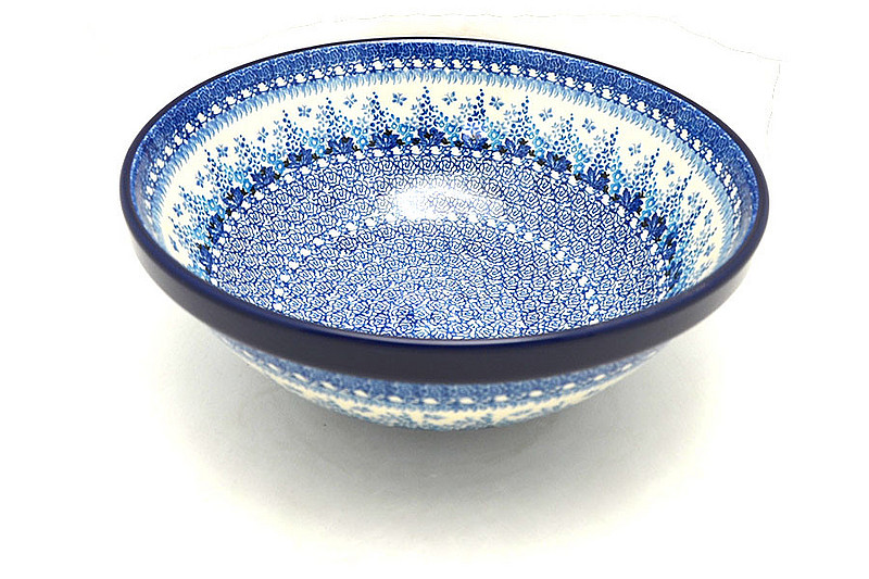 Ceramika Artystyczna Polish Pottery Bowl - Grand Nesting (10 3/4") - Blue Sage 055-3277a (Ceramika Artystyczna)