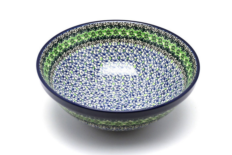Ceramika Artystyczna Polish Pottery Bowl - Grand Nesting (10 3/4") - Kiwi 055-1479a (Ceramika Artystyczna)
