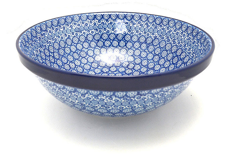 Ceramika Artystyczna Polish Pottery Bowl - Grand Nesting (10 3/4") - Midnight 055-2615a (Ceramika Artystyczna)