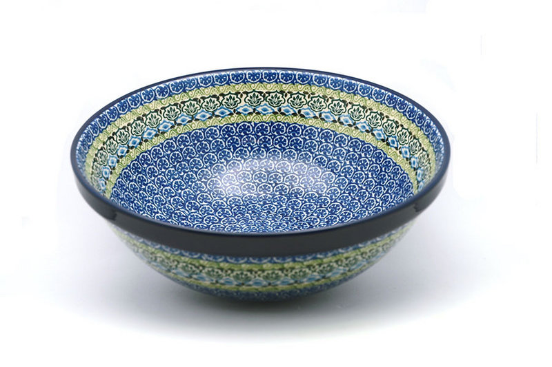 Ceramika Artystyczna Polish Pottery Bowl - Grand Nesting (10 3/4") - Tranquility 055-1858a (Ceramika Artystyczna)