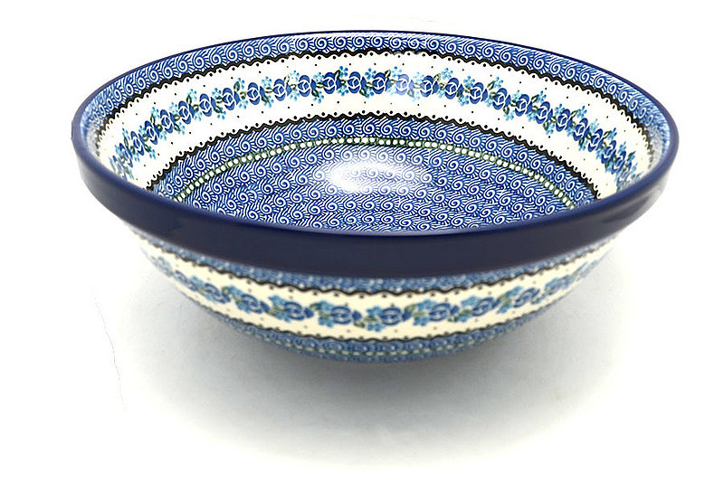 Ceramika Artystyczna Polish Pottery Bowl - Grand Nesting (10 3/4") - Twilight 055-882a (Ceramika Artystyczna)