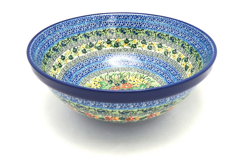 Ceramika Artystyczna Polish Pottery Bowl - Grand Nesting (10 3/4") - Unikat Signature U4400 055-U4400 (Ceramika Artystyczna)