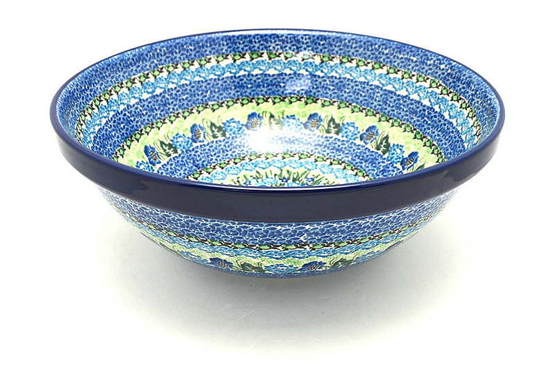 Ceramika Artystyczna Polish Pottery Bowl - Grand Nesting (10 3/4") - Unikat Signature U4575 055-U4575 (Ceramika Artystyczna)