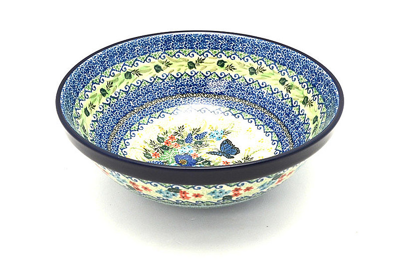 Ceramika Artystyczna Polish Pottery Bowl - Grand Nesting (10 3/4") - Unikat Signature U4600 055-U4600 (Ceramika Artystyczna)