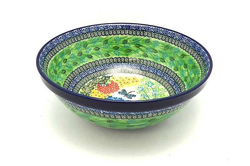Ceramika Artystyczna Polish Pottery Bowl - Grand Nesting (10 3/4") - Unikat Signature U4612 055-U4612 (Ceramika Artystyczna)