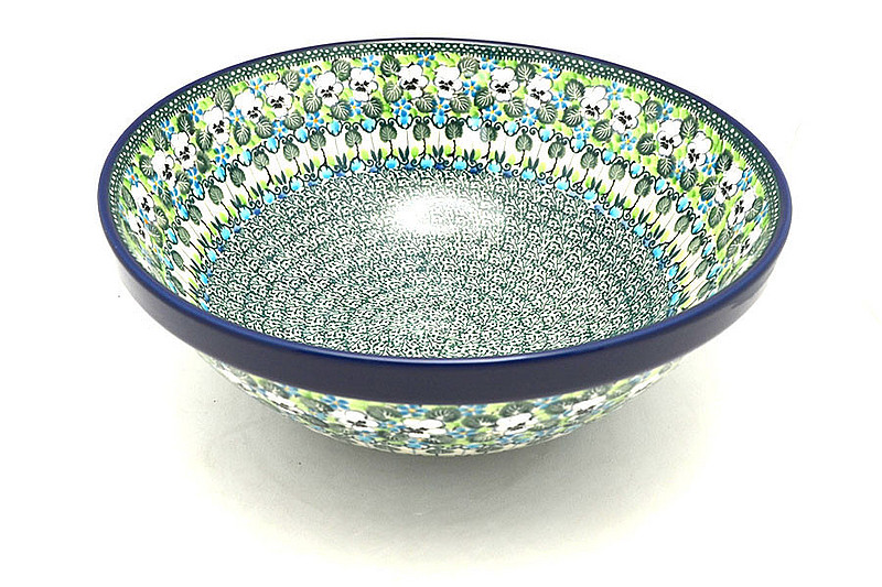 Ceramika Artystyczna Polish Pottery Bowl - Grand Nesting (10 3/4") - Unikat Signature U4795 055-U4795 (Ceramika Artystyczna)